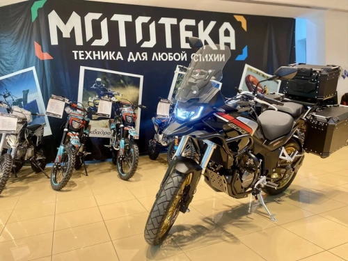 Мотоцикл дорожный CYCLONE (Циклон) RX600 ADV (SR600GY) чёрный с ПТС фото 9