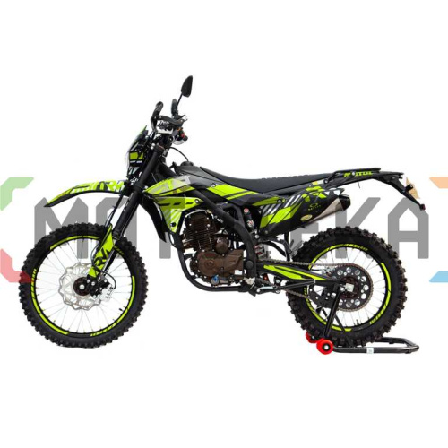 Мотоцикл кроссовый / эндуро Regulmoto (Регулмото) ZR PR 4 valves чёрный/жёлтый с ПТС фото 3
