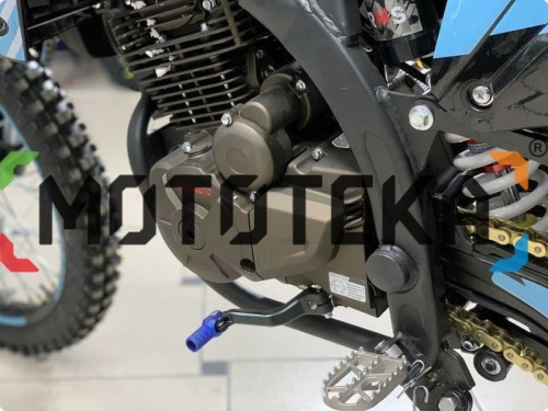 Мотоцикл кроссовый / эндуро Regulmoto (Регулмото) ZR PR 4 valves чёрный/синий с ПТС фото 12