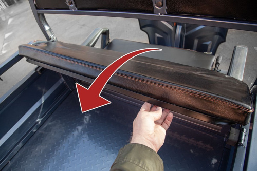 Грузовой электротрицикл Rutrike (Рутрайк) Мастер 1500 60V1000W черный матовый фото 4