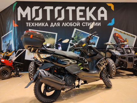 Скутер Мотомир SLASH чёрный - купить с доставкой, по выгодной цене в интернет-магазине Мототека