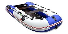 Лодка ПВХ Hunterboat Стелс 315, синий/белый