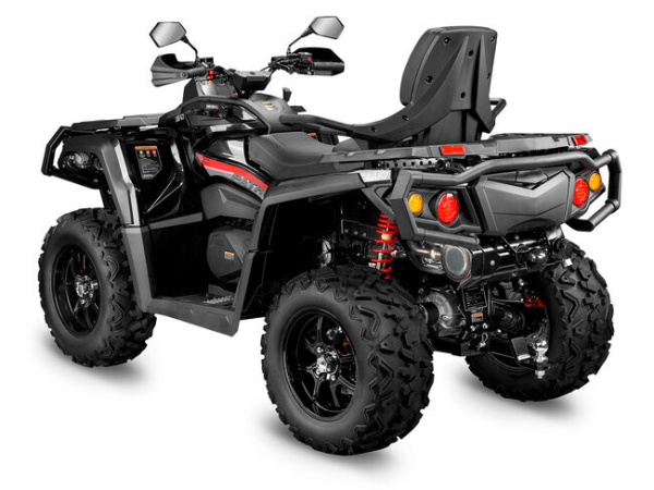Квадроцикл AODES (Аодес) Pathcross ATV650L EPS LCD двухместный черный с ПСМ | Мототека
