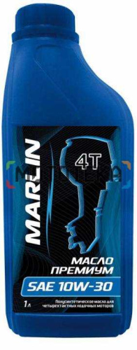 Масло моторное MARLIN (Марлин) Премиум 4Т, SAE 10W - 30 1л полусинтетическое Масло моторное MARLIN (Марлин) Премиум 4Т, SAE 10W - 30 1л полусинтетическое