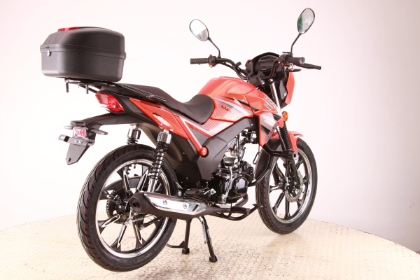 Мопед FXMOTO (ФХМото) STORM LUX 49 (125) оранжевый - купить с доставкой, по выгодной цене в интернет-магазине Мототека