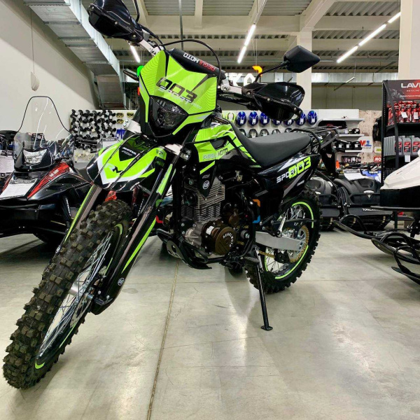 Мотоцикл кроссовый / эндуро Regulmoto (Регулмото) Sport - 003 PR PRO чёрный/жёлтый с ПТС | Мототека