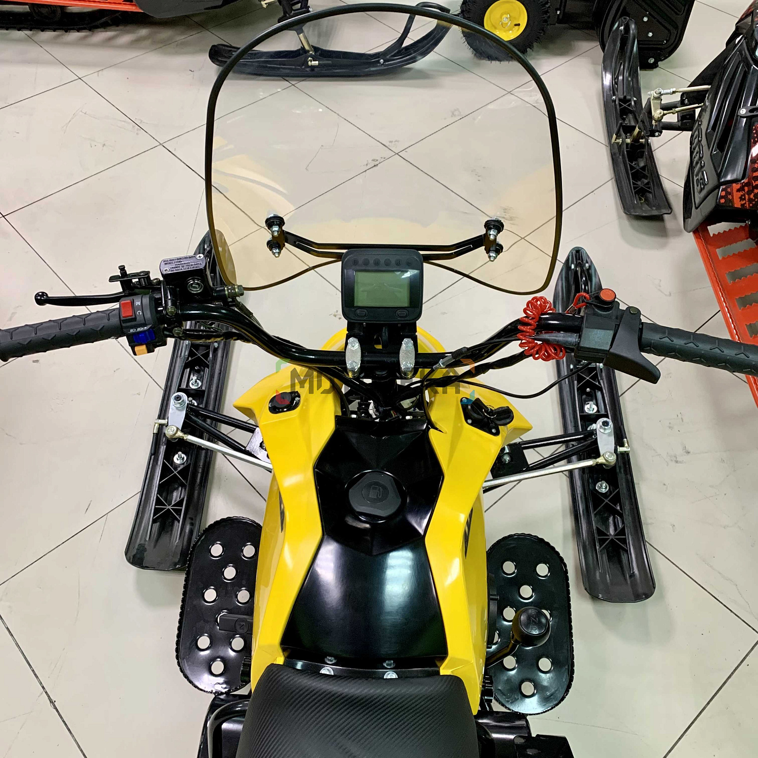 Снегоход Лидер Альфа 2 150 желтый (машинокомплект)