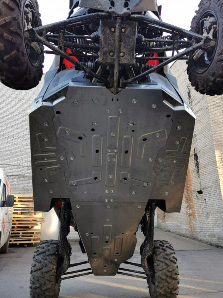 Защита днища для CAN-AM BRP Maverick X3, 2017- AL 4 мм | Мототека