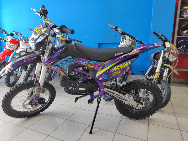Питбайк BSE (БСЕ) MX125 17/14 Purple Dragon | Мототека