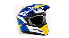 Шлем кроссовый THH TX - 24 BLU/YEL MACH II (L)