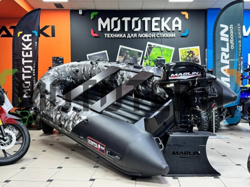 Лодка ПВХ Hunter (Хантер) 350 ПРО Камуфляж фото 4