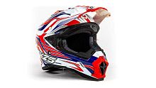 Шлем кроссовый THH TX - 25#1 WHT/RED BLUE BLADE (M)