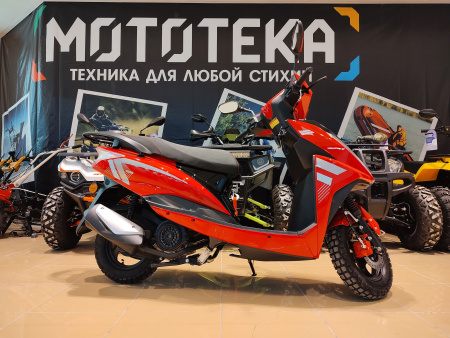 Скутер Мотомир SCIROCCO 49.9 (110) красный - купить с доставкой, по выгодной цене в интернет-магазине Мототека