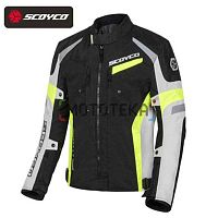 Мотокуртка Scoyco (Скойко) JK85 чёрный/зелёный M