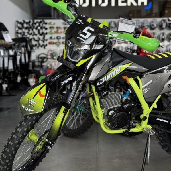 Мотоцикл кроссовый / эндуро Zuumav (Зуумав) K5 LITE зелёный | Мототека