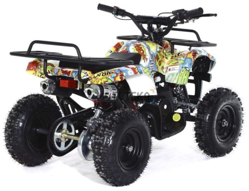 Квадроцикл детский Motax (Мотакс) ATV Mini Grizlik X - 16 [эл. ст.] бомбер (машинокомплект) фото 6
