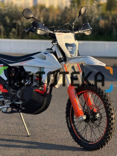 Мотоцикл кроссовый / эндуро Regulmoto (Регулмото) Crosstrec NB350 белый с ПТС фото 3