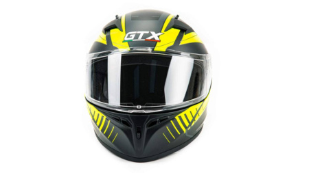 Шлем мото интеграл GTX 578 (M) #1 BLACK/YELLOW GREY