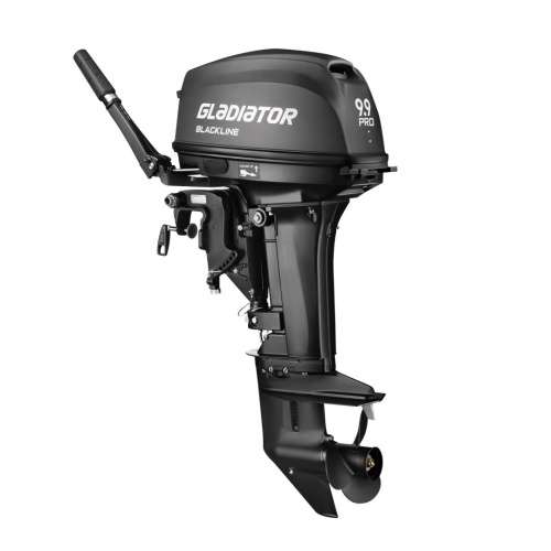 Лодочный мотор Gladiator (Гладиатор) G 9.9 PRO FHS BLACKLINE фото 2