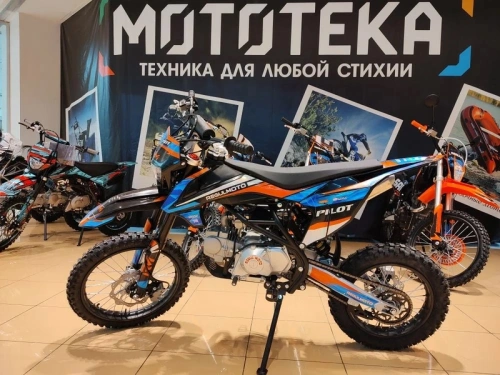 Питбайк Regulmoto (Регулмото) PILOT EM 17/14 чёрный/оранжевый фото 16