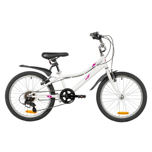 Велосипед Foxx (Фокс) 20" JASMINE белый, стальная рама, 6 скор., Microshift MS21/Microshift TS38, тормоз Велосипед Foxx (Фокс) 20" JASMINE белый, стальная рама, 6 скор., Microshift MS21/Microshift TS38, тормоз