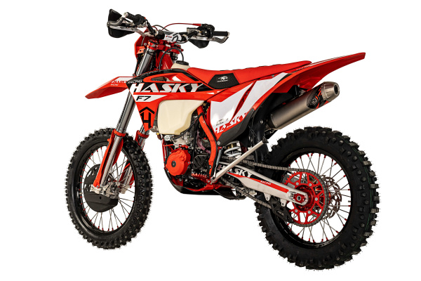 Мотоцикл кроссовый / эндуро Hasky (Хаски) F7 182 NM Racing красный/белый | Мототека
