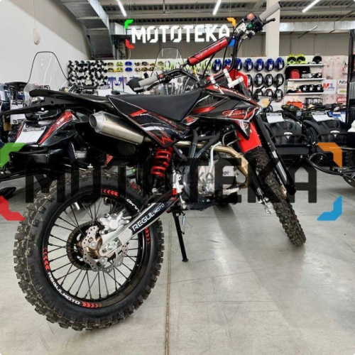 Питбайк Regulmoto (Регулмото) SEVEN MEDALIST PRO 49cc (150) 19/16 чёрный/красный фото 5