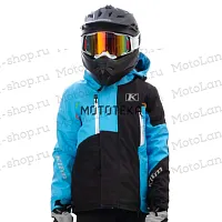 Куртка для снегохода (детская) KLIM KOMPOUND №3 black-blue (текстиль) (16Y)