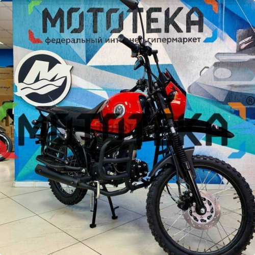 Мопед Мотомир COLT SCRAMBLER красный фото 11