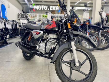 Мотоцикл дорожный BAJAJ (Баджадж) Boxer BM 125 X чёрный с ПТС - купить с доставкой, по выгодной цене в интернет-магазине Мототека