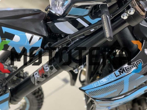Мотоцикл кроссовый / эндуро Regulmoto (Регулмото) ZR PR 4 valves чёрный/синий с ПТС фото 16