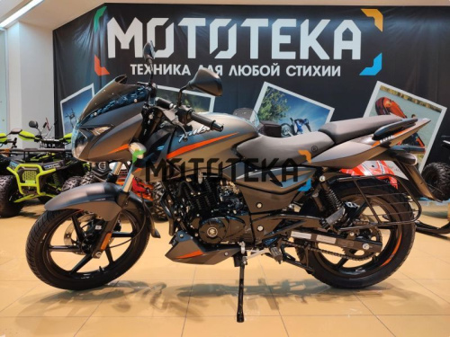 Мотоцикл дорожный BAJAJ (Баджадж) Pulsar 180 чёрный/оранжевый с ПТС фото 2