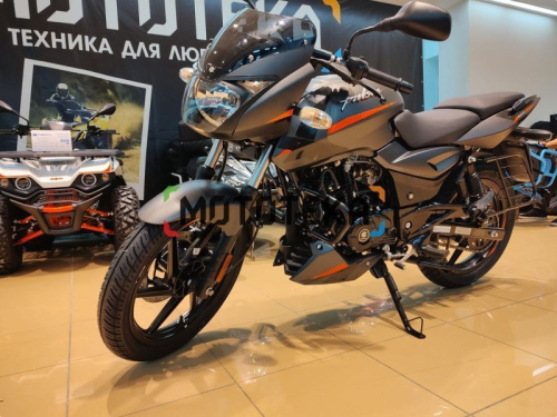 Мотоцикл дорожный BAJAJ (Баджадж) Pulsar 180 чёрный/оранжевый с ПТС фото 4