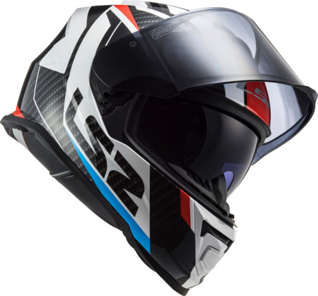 Шлем мото LS2 (ЛС2) FF800 STORM RACER сине-красный S