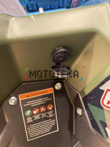 Квадроцикл детский FXMOTO (ФХМото) TANK 125 зелёный (машинокомплект) фото 10
