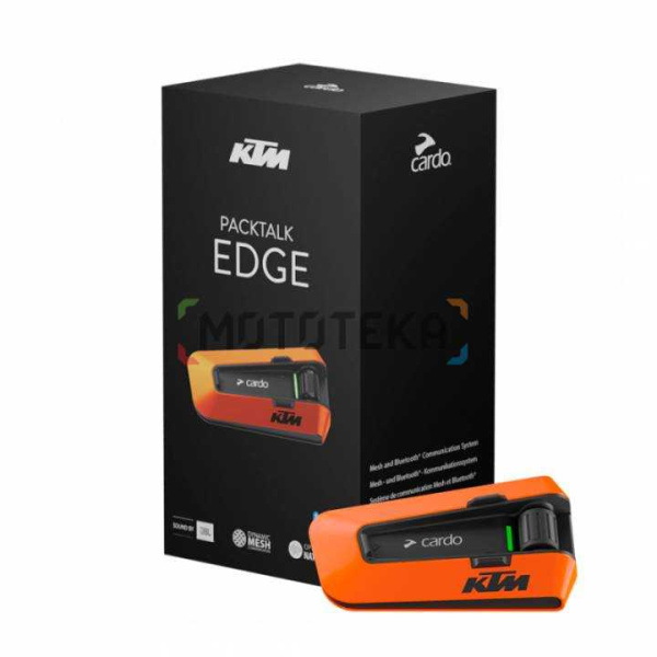 Мотогарнитура CARDO (Кардо) PACKTALK KTM EDGE - SINGLE