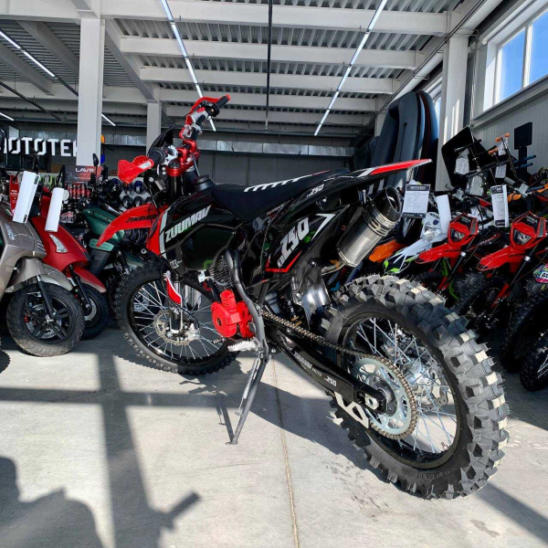 Мотоцикл кроссовый / эндуро Zuumav (Зуумав) K7 FX 250 (CR - 250 CB) чёрный/красный | Мототека