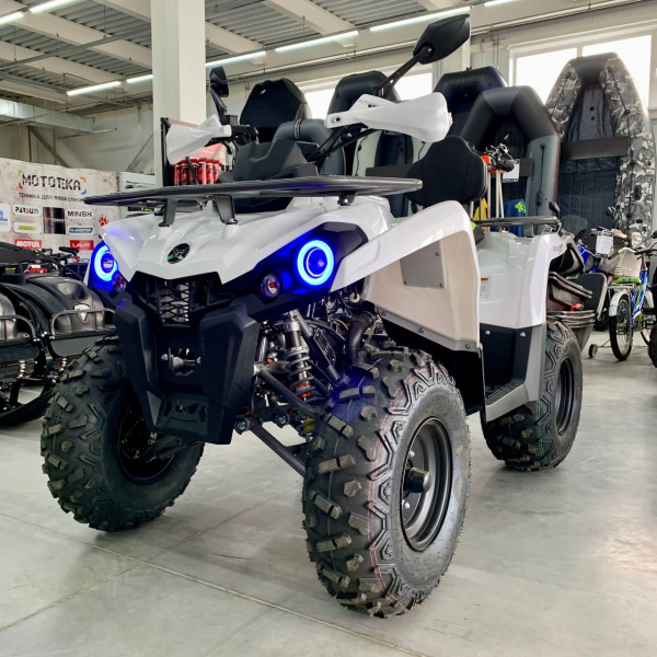 Квадроцикл GLADIATOR (Гладиатор) F200 белый (машинокомплект) - купить с доставкой, цены в интернет-магазине Мототека
