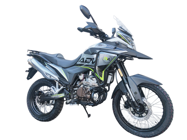 Мотоцикл дорожный Regulmoto (Регулмото) ADV 300 S. спицованные колеса серый/чёрный с ПТС | Мототека