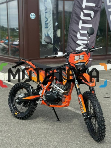 Мотоцикл кроссовый / эндуро Regulmoto (Регулмото) ATHLETE PR 300 19/16, 5 передач оранжевый/чёрный с ПТС фото 2