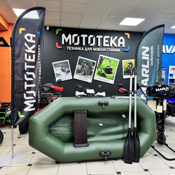 Лодка ПВХ Аква Оптима 210 зелёный в магазине Мототека по цене 12 240 ₽