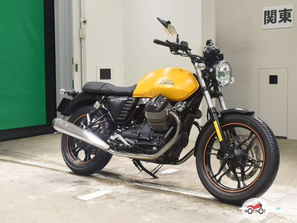 Мотоцикл MOTO GUZZI V 7 2015, Жёлтый пробег 21855 с ПТС | Мототека