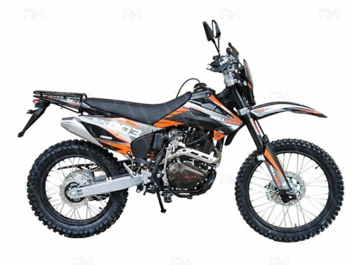 Мотоцикл кроссовый / эндуро Regulmoto (Регулмото) Sport-003 (CB-250F) оранжевый/чёрный с ПТС фото 3