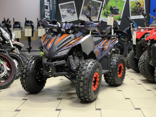 Квадроцикл детский Racer (Рейсер) RC125 Raptor оранжевый (машинокомплект) | Мототека