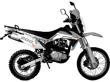 Мотоцикл кроссовый / эндуро Racer (Рейсер) RC200GY - C2 Enduro зелёный с ПТС