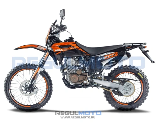 Мотоцикл кроссовый / эндуро Regulmoto (Регулмото) Sport - 003 PR 300 6 передач оранжевый/чёрный с ПТС Мотоцикл кроссовый / эндуро Regulmoto (Регулмото) Sport - 003 PR 300 6 передач оранжевый/чёрный с ПТС