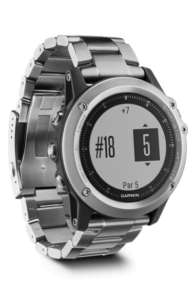 Часы Garmin (Гармин) FENIX 3 HR серебряный с титановым браслетом