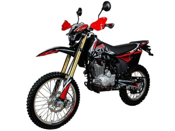Мотоцикл кроссовый / эндуро ATAKI (Атаки) S003 300 (4T 175FMM) 21/18 (2024 г.) красный с ПТС | Мототека