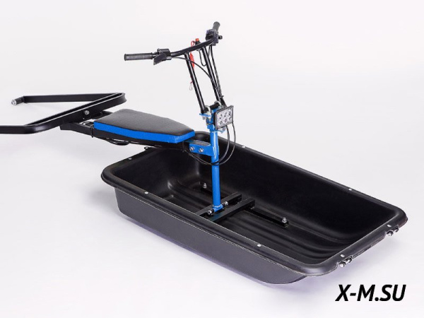 Модуль толкач X - MOTORS для мотобуксировщиков OPTI MAX (Опти Макс), SNOW DOG (Сноу Дог) (синий)