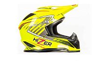 Шлем мото кроссовый HIZER (Хайзер) B6197 (S) #2 yellow